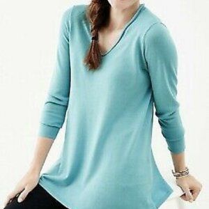 🎈3/$30 NWT j.jill soft merino wool blue sweater